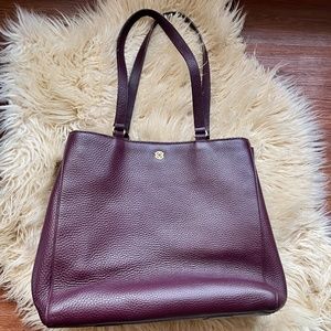 Dagne Dover Oxblood Allyn Tote Medium
